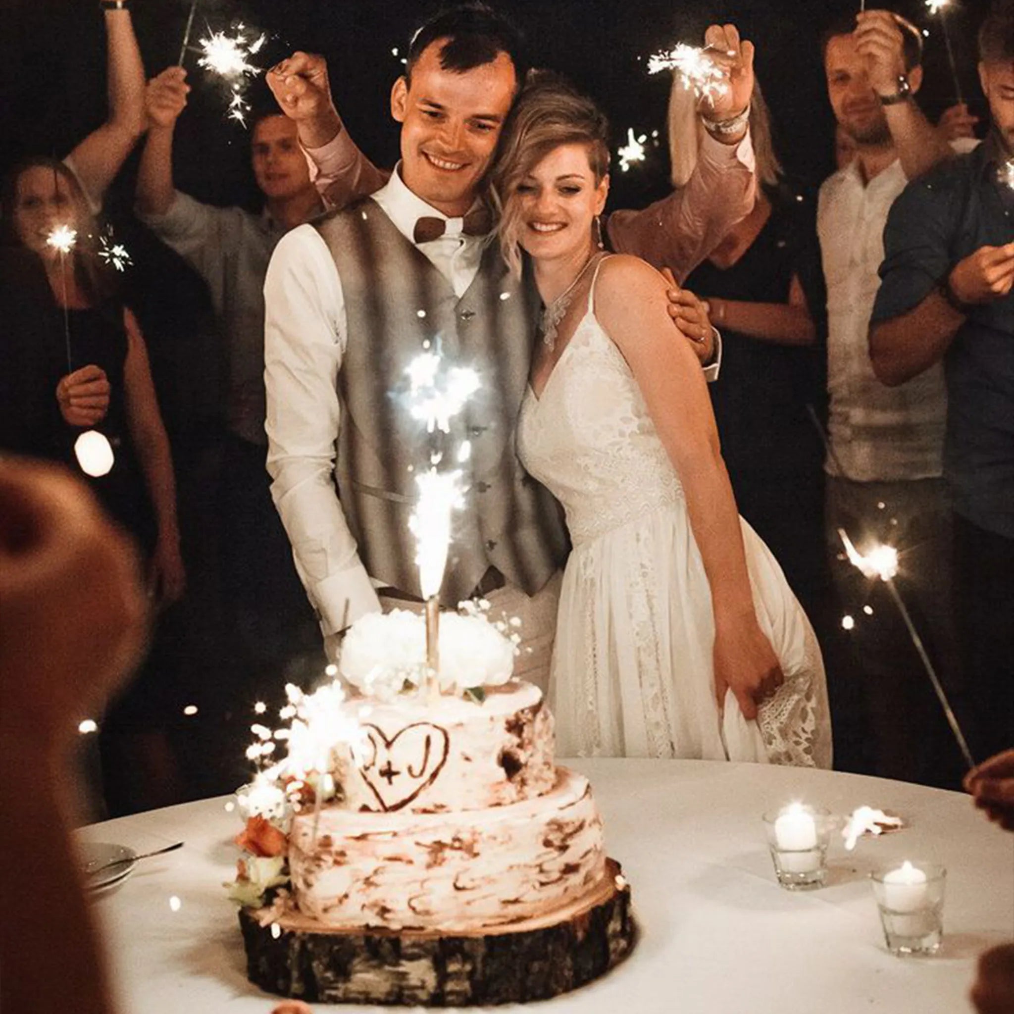 candle sparklers for cake