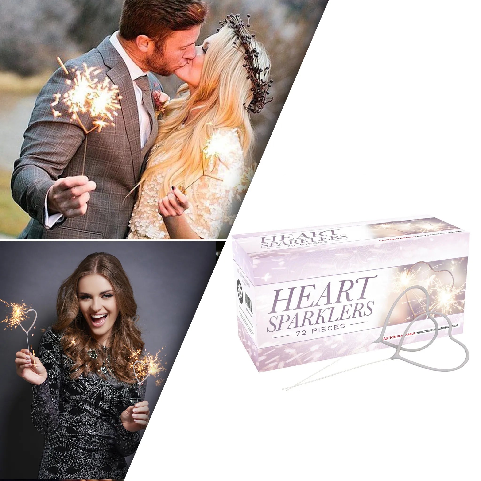 heart sparklers
