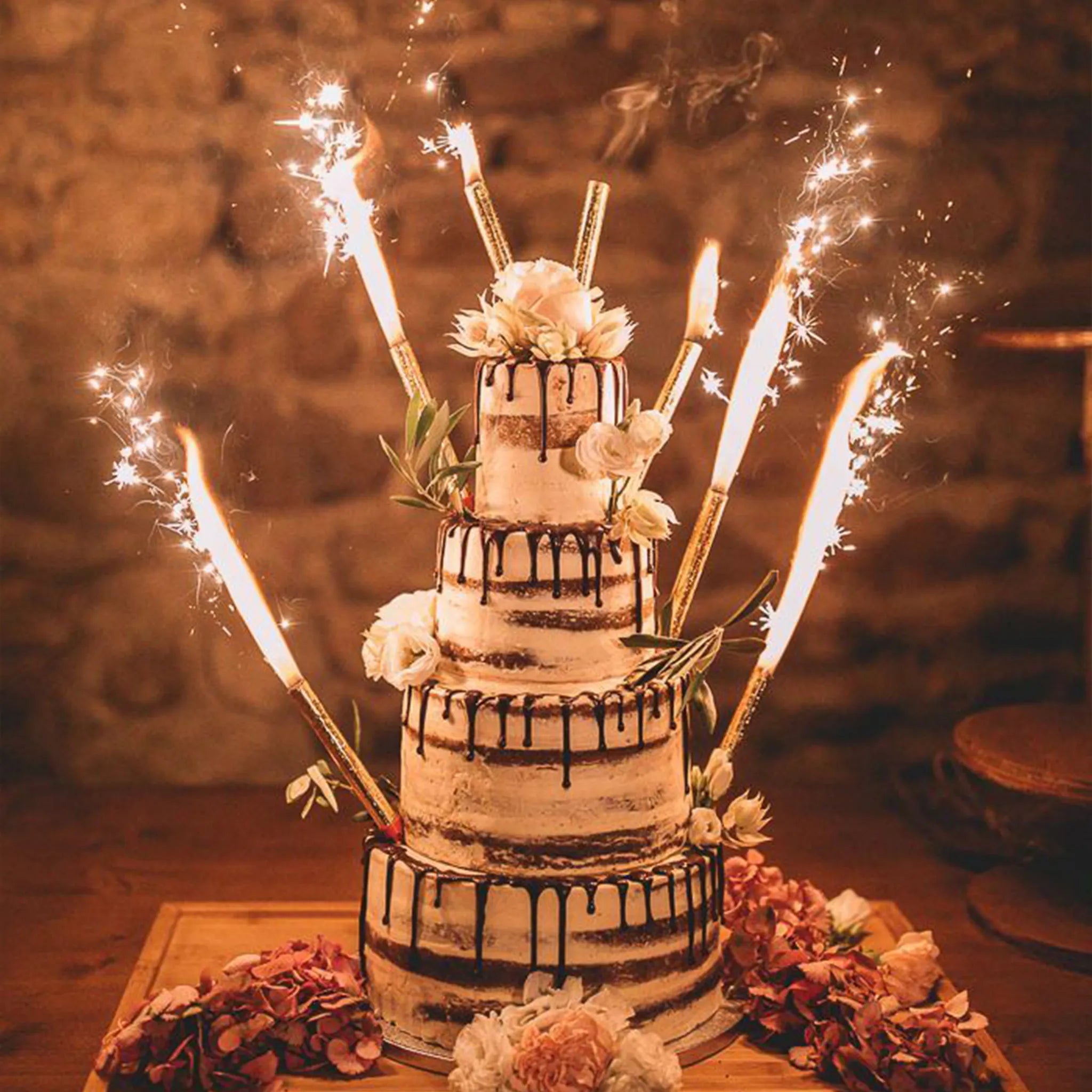sparkling candles for cake