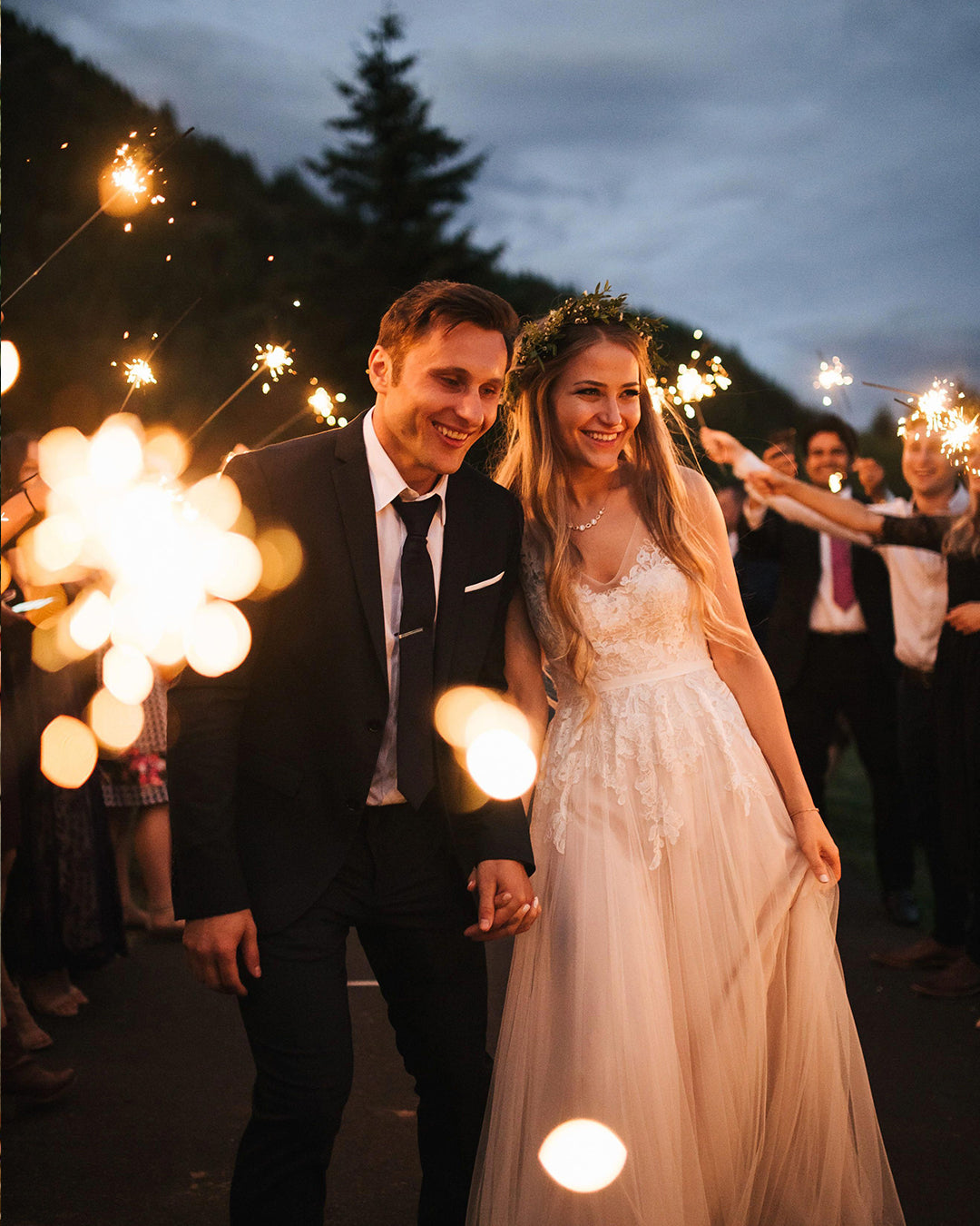 Wedding Sparkler Hashtags